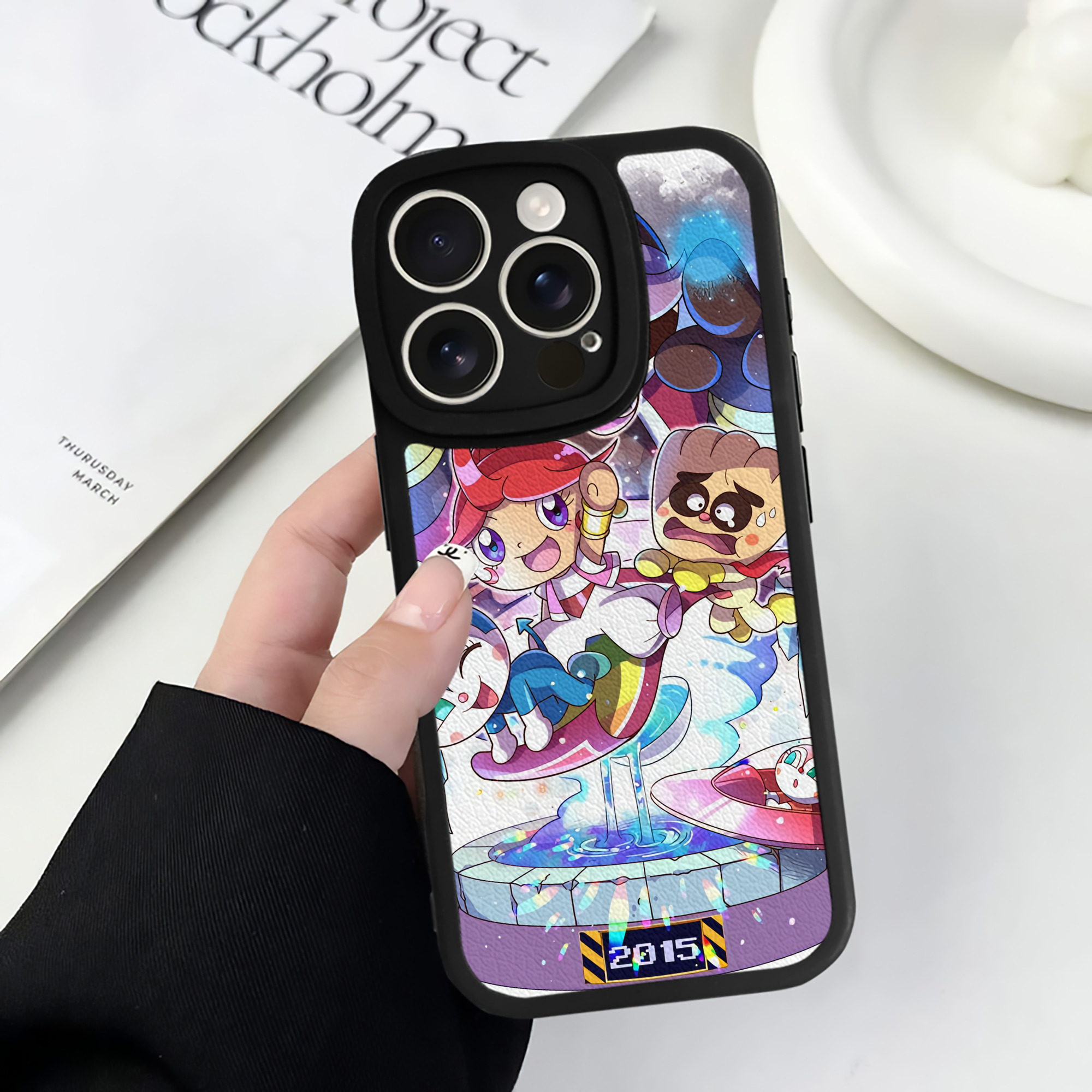 （画像用） アンパンマン Anpanman 【iPhone 16シリーズ対応】シリコンスマホケース（レザー調） 材質：シリコン